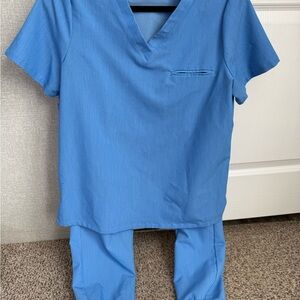 Women's Blue scrubs Set